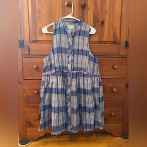 Like New! Urban Outfitters Multicolor Plaid Mini SunDress, size Large